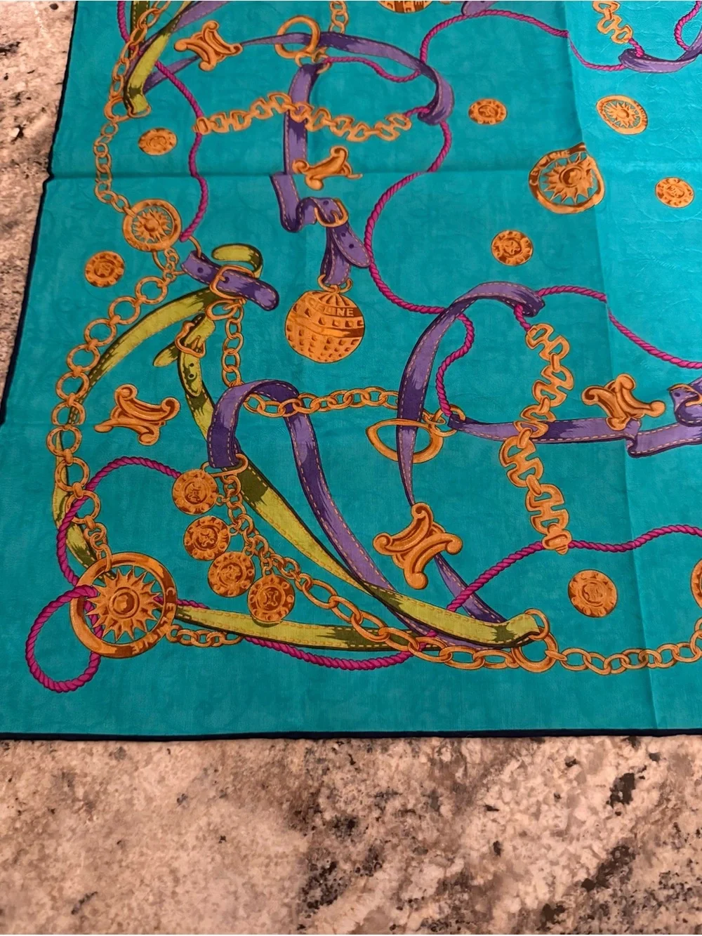 Celine Scarf/Handkerchief/Bag Scarf